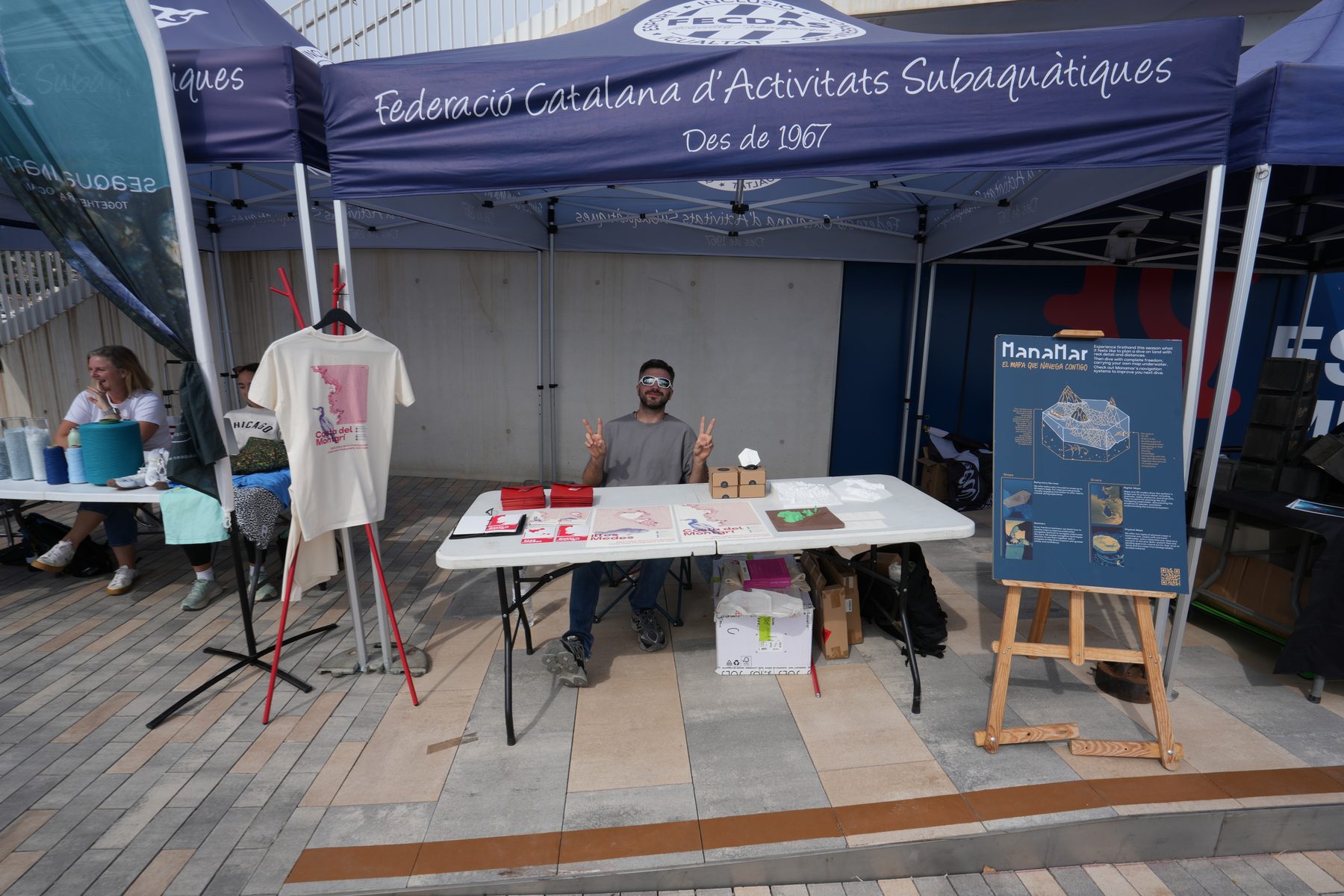 ManaMar booth at the CMAS World Underwater Photography Championship